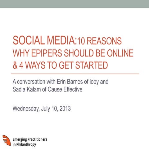 Social Media Webinar