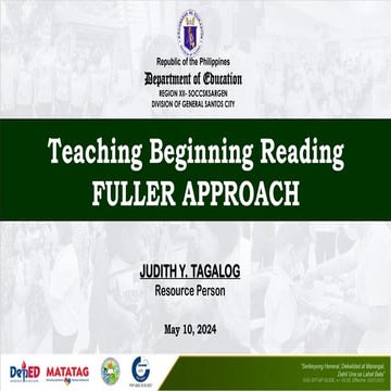 FULLER-APPROACH-BY-DELOSO-2. for Beginning Reading for Grade two learners and...