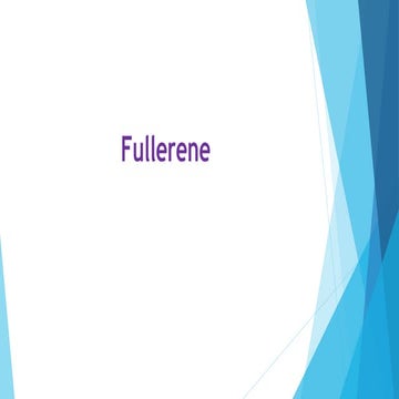 Engineering Chemistry First Year Fullerenes