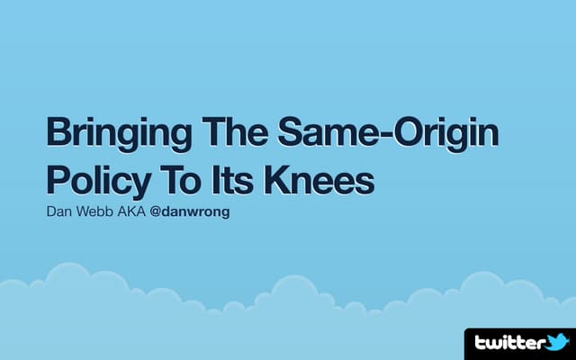 Bringing the Same-Origin Policy to ...