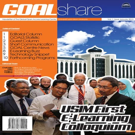 Goal Centre e-bulletin Jan 2015