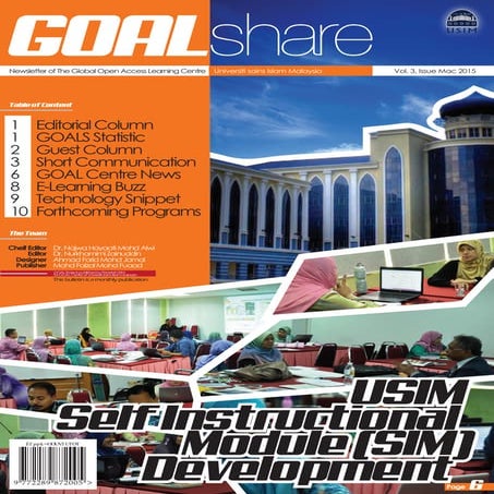 Goal Centre e-bulletin March 2015