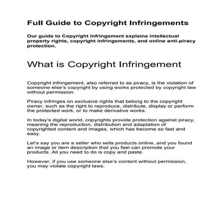Full Guide to Copyright Infringements.pdf