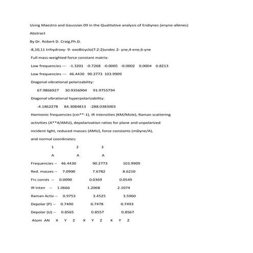 Full mass spectrum is here