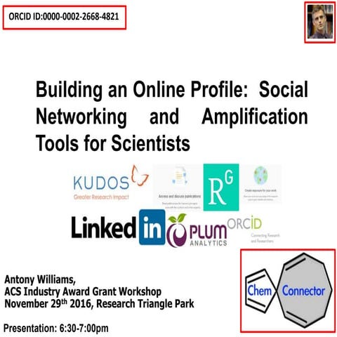 Building an Online Profile Using Social Networking and Amplification Tools fo...