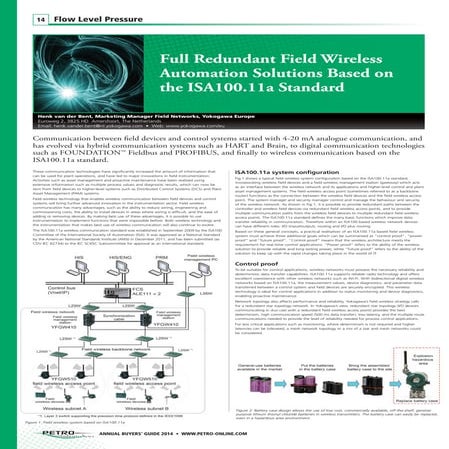 Petro IndustryNews | 'Full redundant field wireless automation solutions base...