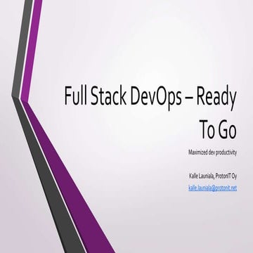 Full Stack DevOps - Ready To Go