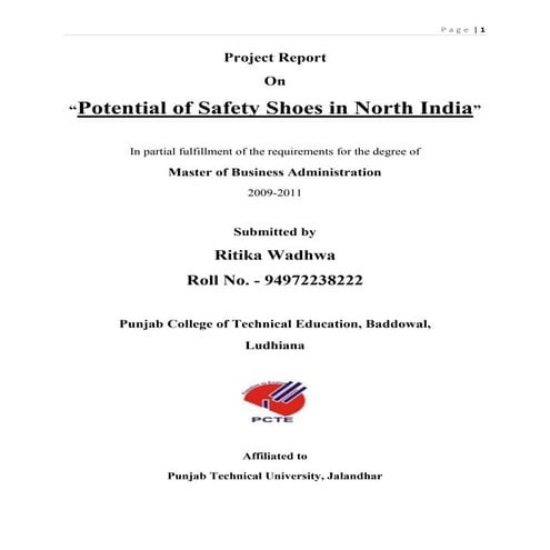 Full summer training report