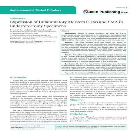 Austin Journal of Clinical Pathology