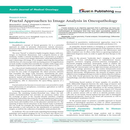 Austin Journal of Medical Oncology