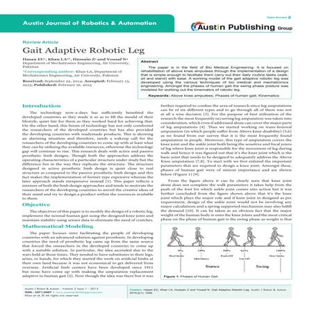 Design and Analysis of Affordable Artificial Knee Joint Model. Motion ...