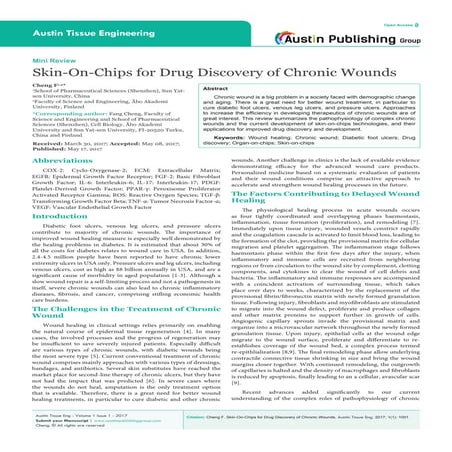 Austin Tissue Engineering