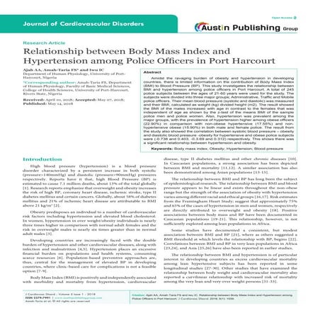 Journal of Cardiovascular Disorders