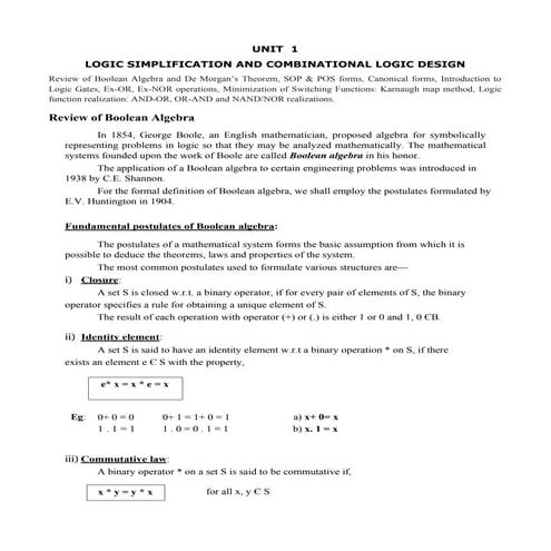 13 - Consenses Theorem in Digital Logic Design.pptx