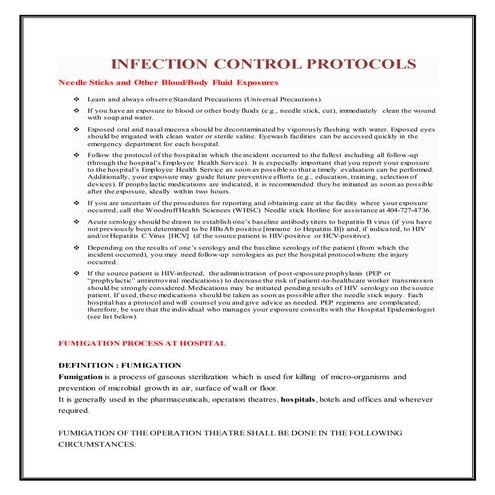 Fumigation procedure | PPTX