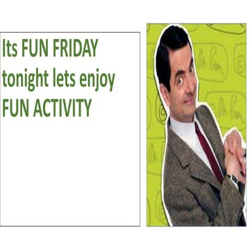 FUN ACTIVITY FOR CORPORATE FUN TIIME PASS