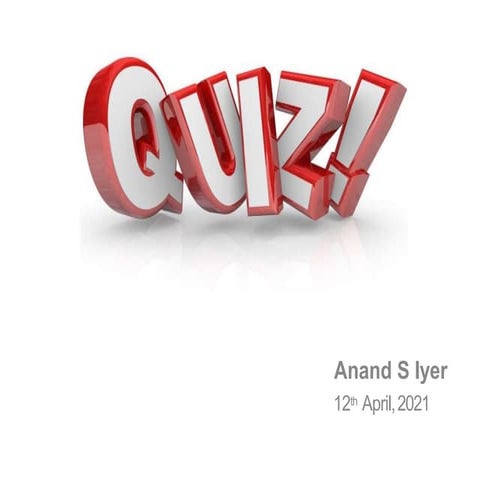 Fun Activity Quiz