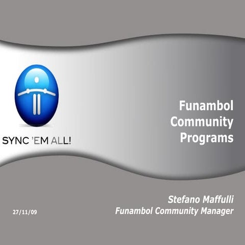 Funambol Community Programs