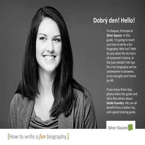 How to write a fun bio