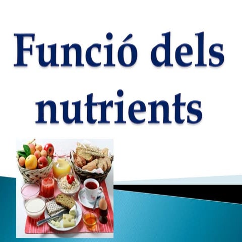 Funció dels nutrients