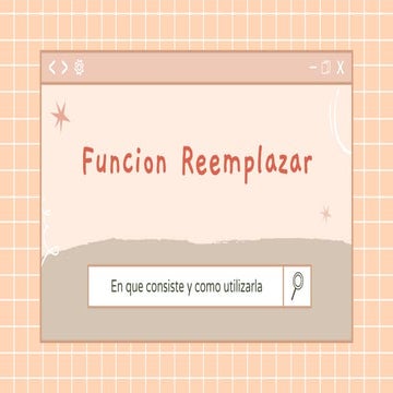 Función reemplazar en Excel. | PDF