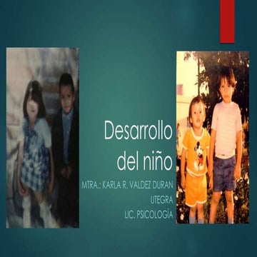 Desarrollo Cognitivo 3-6 años