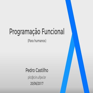 Programação Funcional (para humanos)
