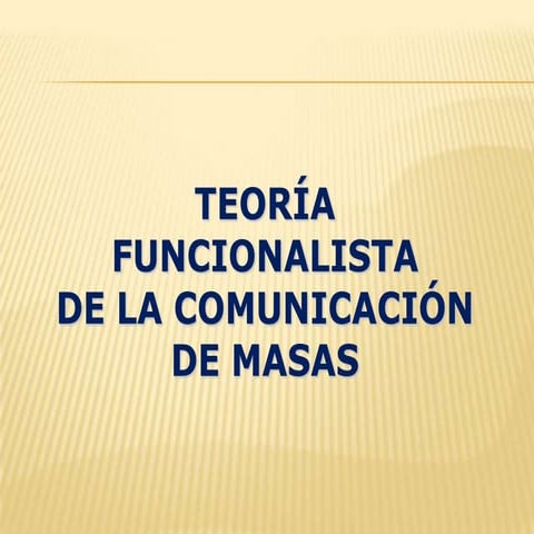 Funcionalismo