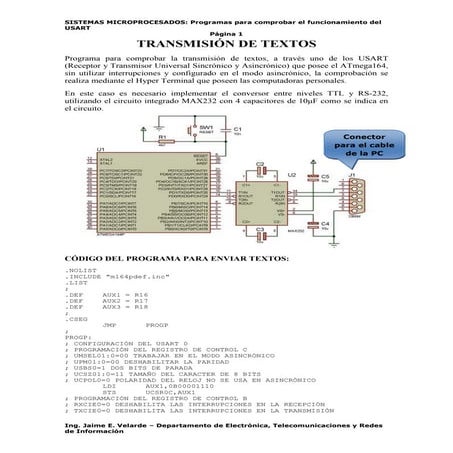 Funcionamiento del USART