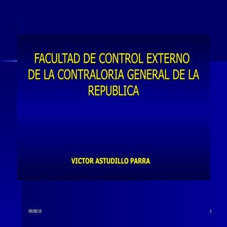Funcion control externo