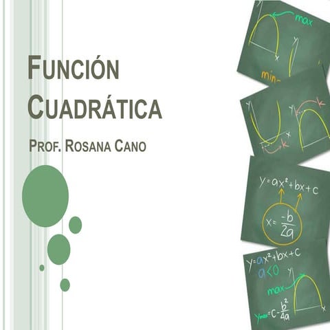 Función cuadrática (Clase 1)