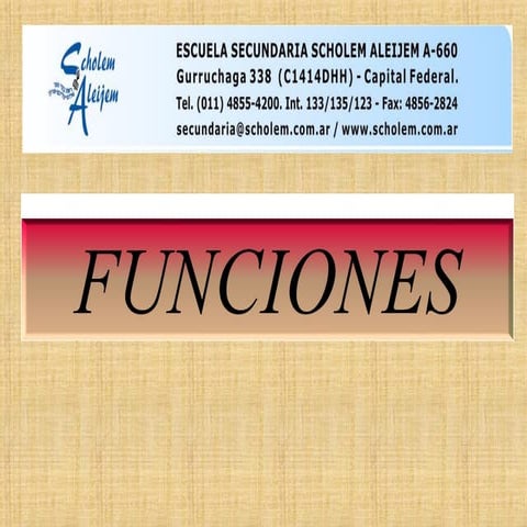 funciones 