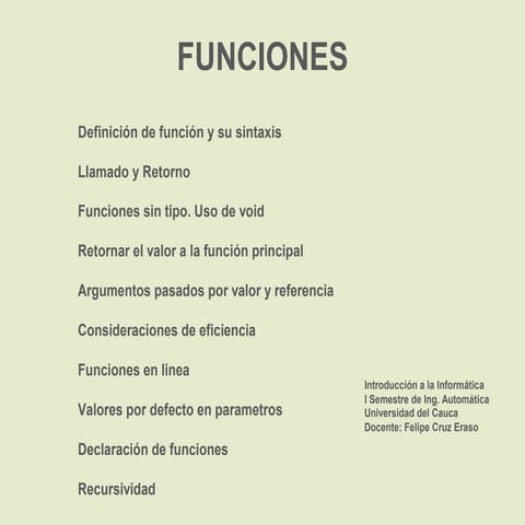 Funciones en C++