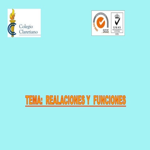 relaciones y funciones