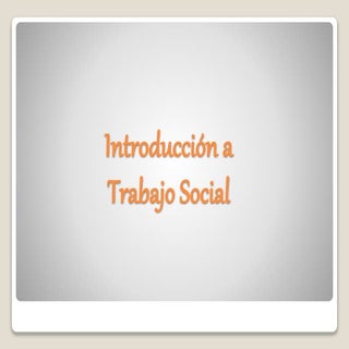 Funciones Basicas del trabajo social