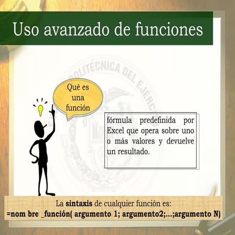 Funciones avanzadas