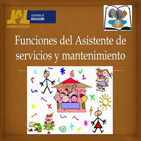 Funciones del asistente de servicios y mantenimiento