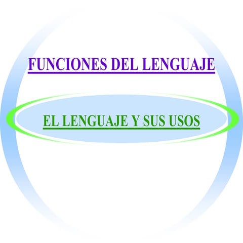 Funciones del lenguaje
