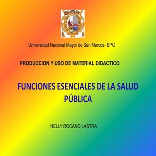 Funciones Esenciales De La Salud Pú...