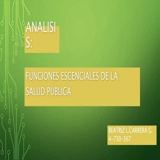 Funciones esenciales de la salud pu...