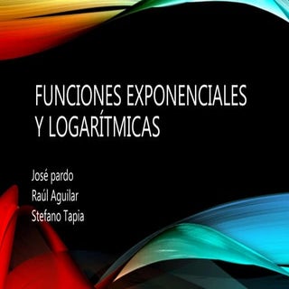 Grupo 4: Funciones exponenciales y ...