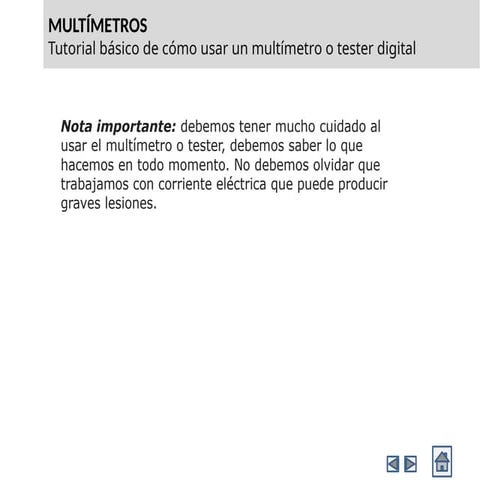 Funciones principales del multimetro_medir corriente alternamedir corriente c...