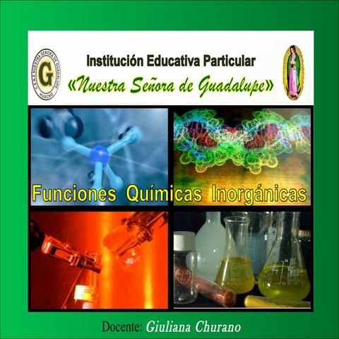 Funciones  químicas  inorgánicas