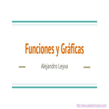 Funciones y gráficas