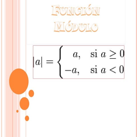 Funcion modulo | PPT