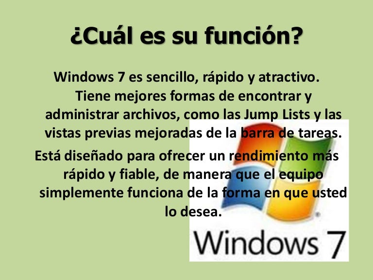 Funciones De Windows