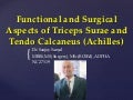Functional Surgical Aspects -Triceps Surae-Tendo Calcaneus - Sanjoy Sanyal
