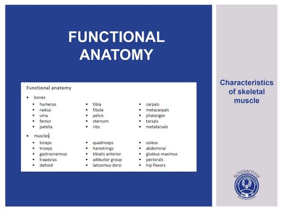 Muscoloskeletal System- Science Grade 6.pptx | Bone and Joint ...