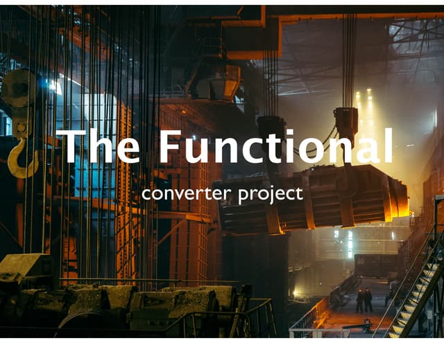 Functional converter project