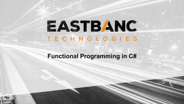 Functional Programming with C#